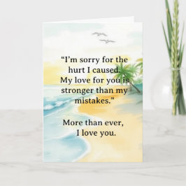 I’m Sorry Relationship Card Karte