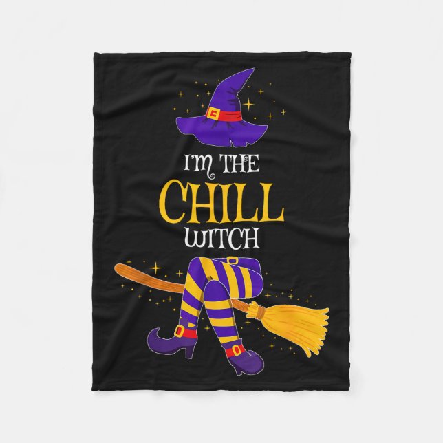 I’m The Chill Witch Family Matching Costume Hallow Fleecedecke (Vorderseite)