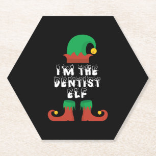 I’m the Dentist Elf Christmas design Gift for Untersetzer