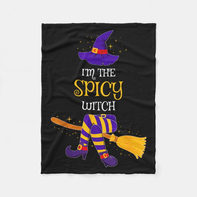 I’m The Scy Witch Family Matching Costume Hallowee Fleecedecke (Vorderseite)