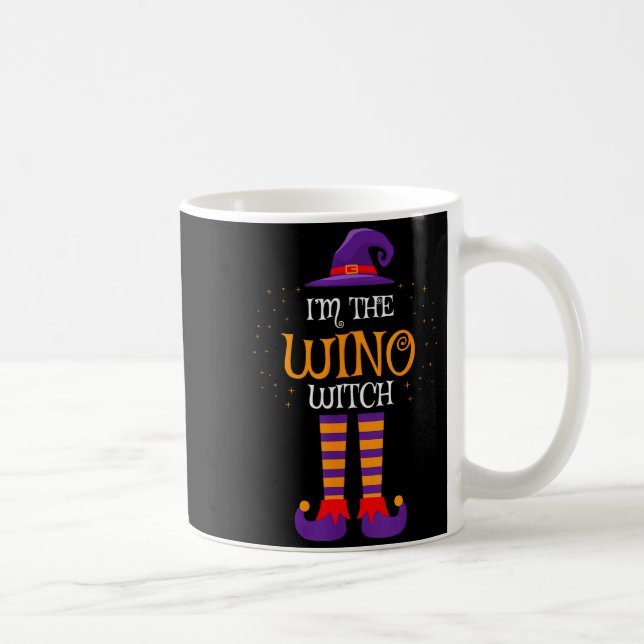 I’m The Wino Witch Halloween Family Matching Group Kaffeetasse (Rechts)