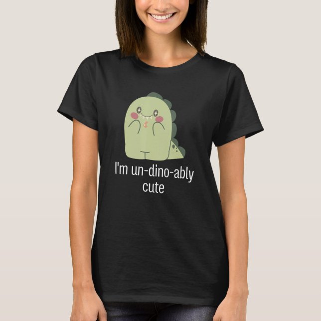 I m un dino ably cute Animal dinosaur T-Shirt (Vorderseite)