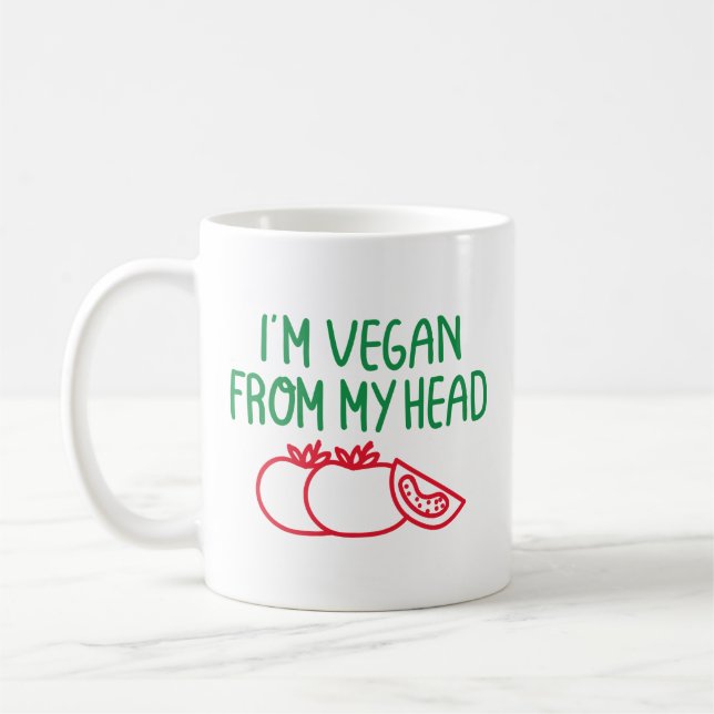 I’m Vegan Kaffeetasse (Links)