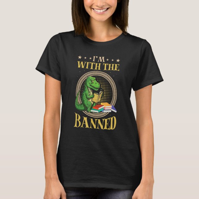 I m with The Banned Read Banned Books  BookWorm T-Shirt (Vorderseite)