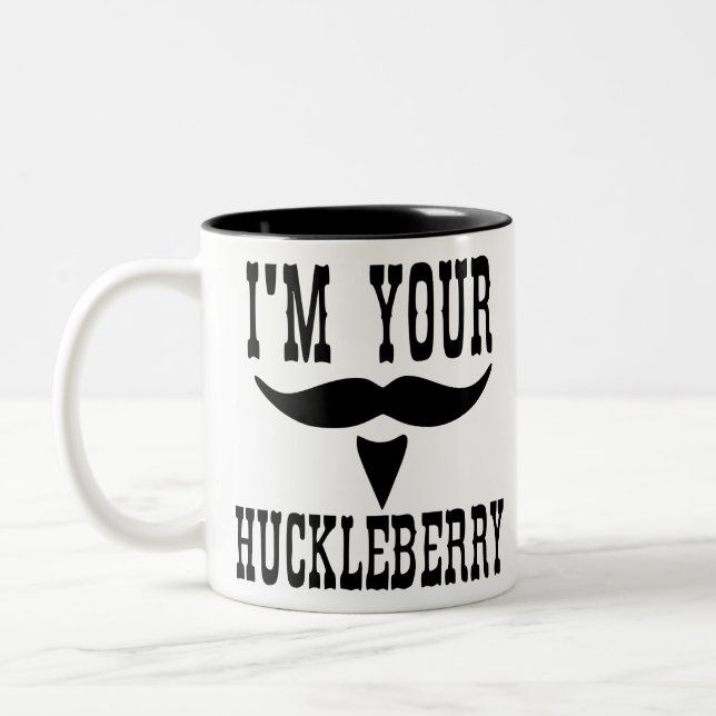 I’m Your Huckleberry  Stash  #USAPatriotGraphics Zweifarbige Tasse (Links)