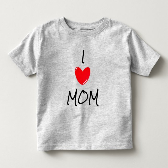 I MAMA LIEBE KLEINKIND T-SHIRT (Vorderseite)
