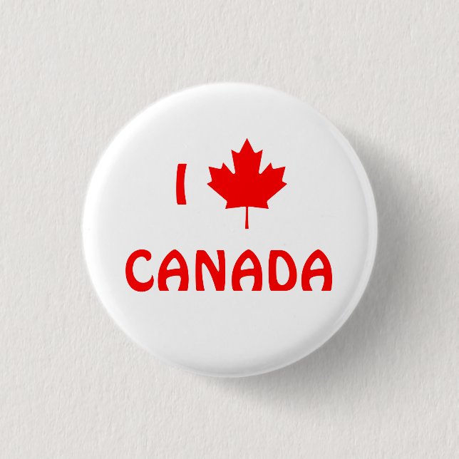 I Maple Leaf Canada Button (Vorderseite)