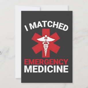I Matched Emergency Medicine Abschluss Ankündigung