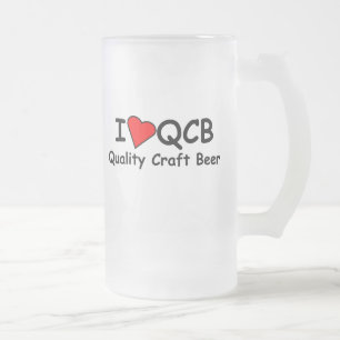 I mattierte Tasse der Liebe-QCB