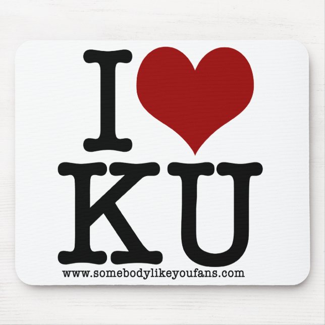 I Mausunterlage des Herz-KU Mousepad (Vorne)