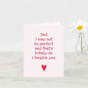 I may not be perfect...  Funny Quote Father's Day Karte