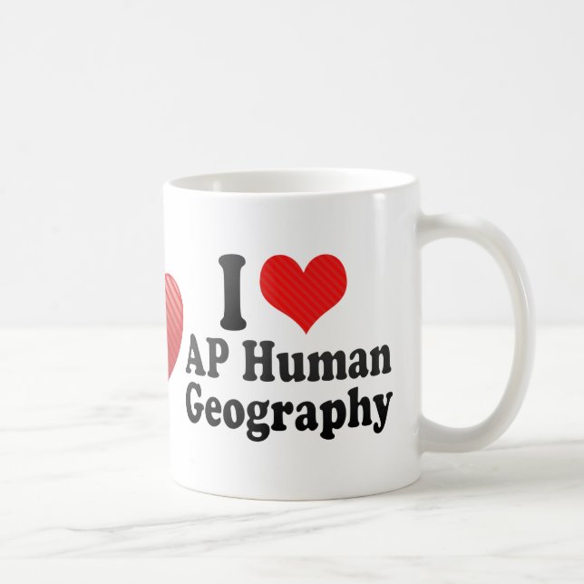 I Menschen-Geografie der Liebe-AP Tasse (Rechts)