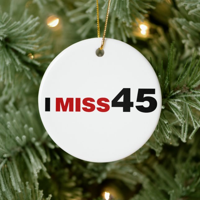 I Miss 45 Keramiken Ornament (Baum)