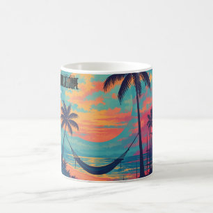 "I miss you Guadeloupe" - Sonnenuntergang und Hama Kaffeetasse