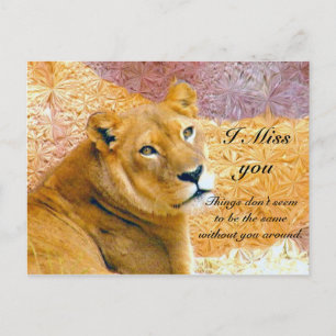 I Miss You_ Postcard Postkarte