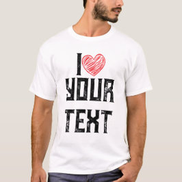 I MIT ROTEM HERZSTEUERN T-Shirt