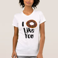 I mögen Krapfen Sie lustiges T-Shirt