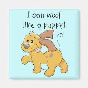 I mögen Schuss ein Welpen-T-Shirts und Geschenke Magnet