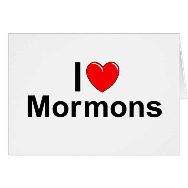I Mormonen der Liebe-(Herz) (Vorderseite (Horizontal))