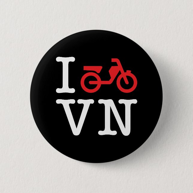 I Motorrad Vietnam Button (Vorderseite)