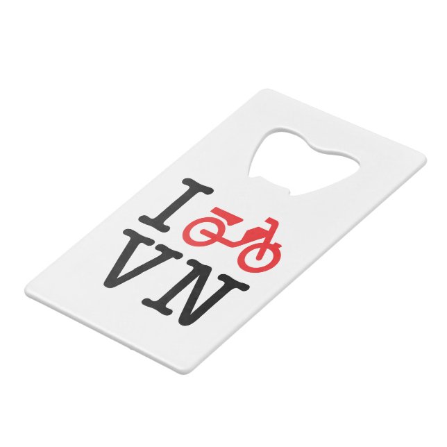 I Motorrad Vietnam Geldbeutel Flaschenöffner (Vorderseite Schrägansicht)