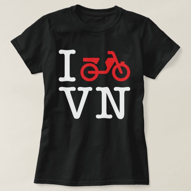 I Motorrad Vietnam T-Shirt (Design vorne)