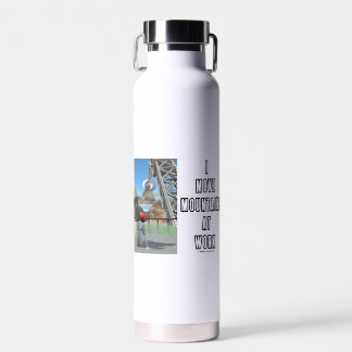 I Move Mountains at Work Software Developer Trinkflasche