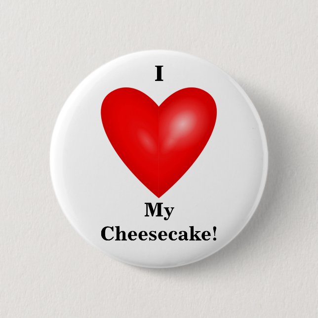 I my Cheesecake Button (Vorderseite)