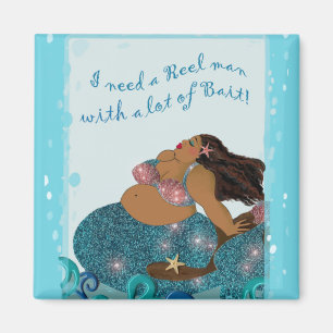 "I Need a REEL Man with Alot BAIT" Magnet