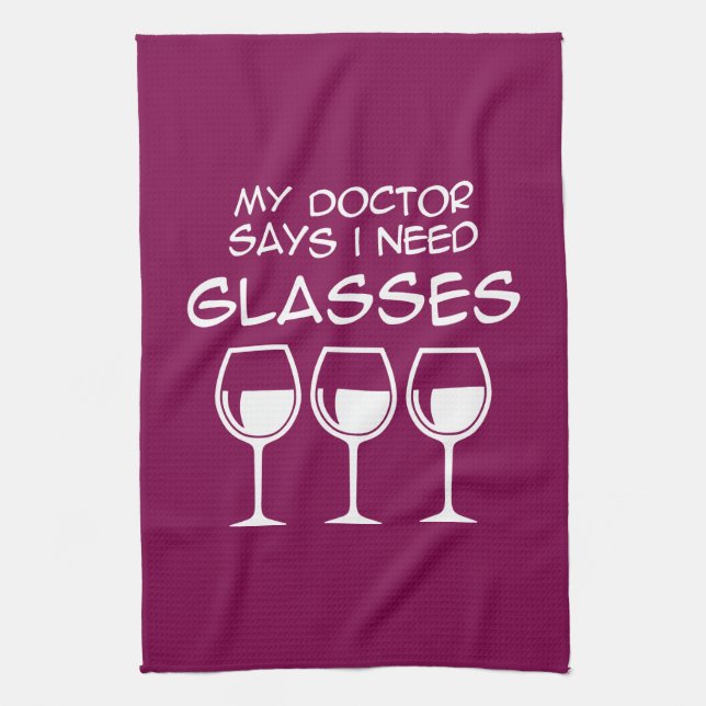 I need glasses geschirrtuch (Vertikal)