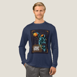 I Need More Space Astronaut T-Shirt Tri-Blend Shirt