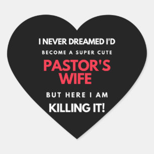 I Never Dreamed I d'Become A Super Cute Herz-Aufkleber