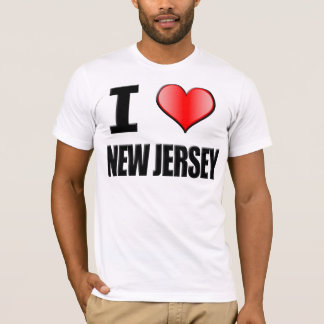 ♥ I New-Jersey T - Shirt - Männer