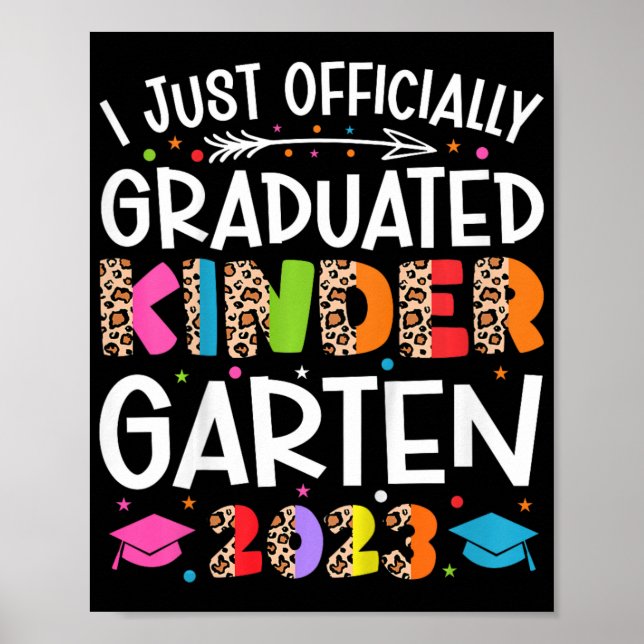 I Offizieller Kindergarten Abschluss 202 Poster (Vorne)
