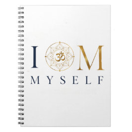 I OM Myself | Meditation & Achtsamkeits-Notizbuch Notizblock
