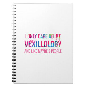 I Only Care About Vexillology Notizblock