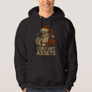 I Only Gift Assets™ Crypto Blockchain Weihnachtsma Hoodie