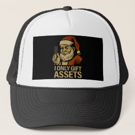 I Only Gift Assets™ Crypto Holiday Drop Web3 Gift Truckerkappe