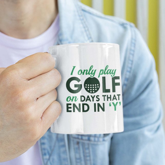 I Only Play Golf Tasse (Von Creator hochgeladen)