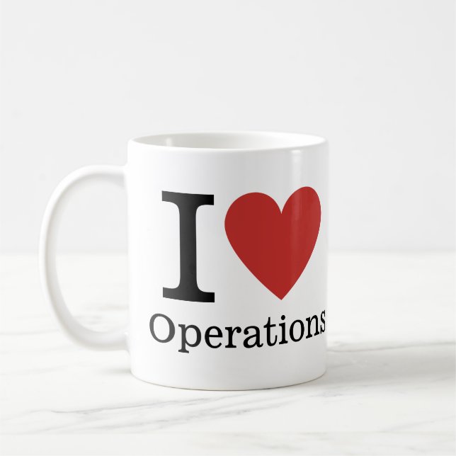I ❤️ Operationen der Liebe - TASSE der Hauptabteil (Links)