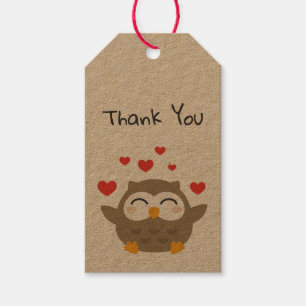 I Owl You Illustration Geschenkanhänger