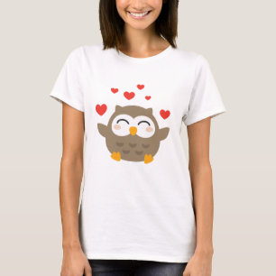 I Owl You Illustration T-Shirt