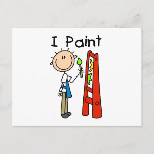 I Paint Postkarte