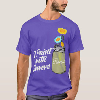 I Paint with Blume Florist Gardeny Premium T-Shirt