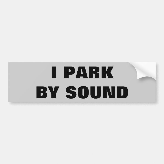 I Park by Sound Autoaufkleber (Vorne)