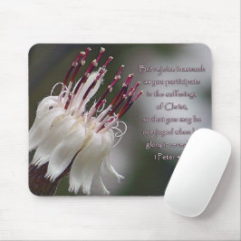 I Peter 4:13 Inspirationsblume Mousepad