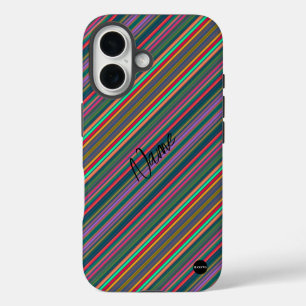 I phone Case Vertikale Neon Colors HAMbWG