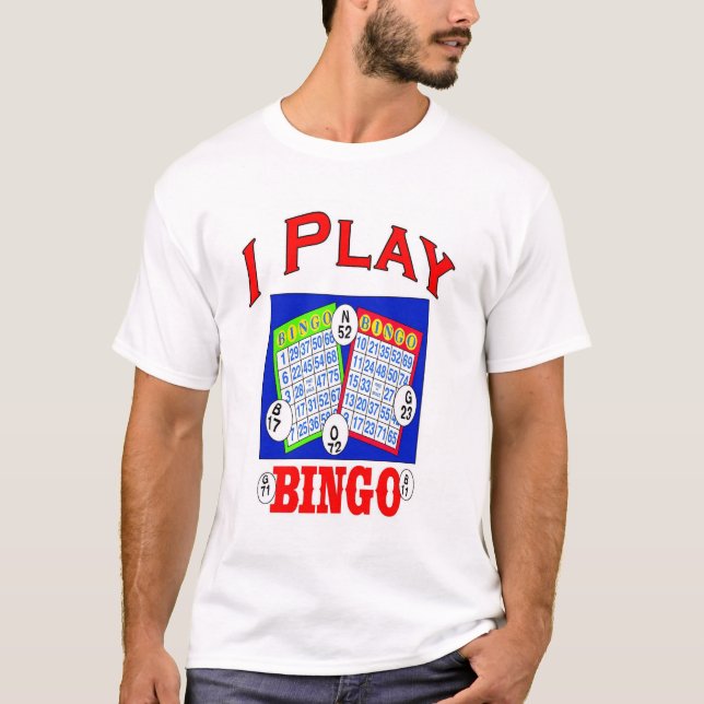 I Play Bingo Logo T-Shirt (Vorderseite)