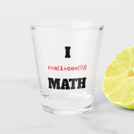 I Polargleichung (Herz) Math Schnapsglas