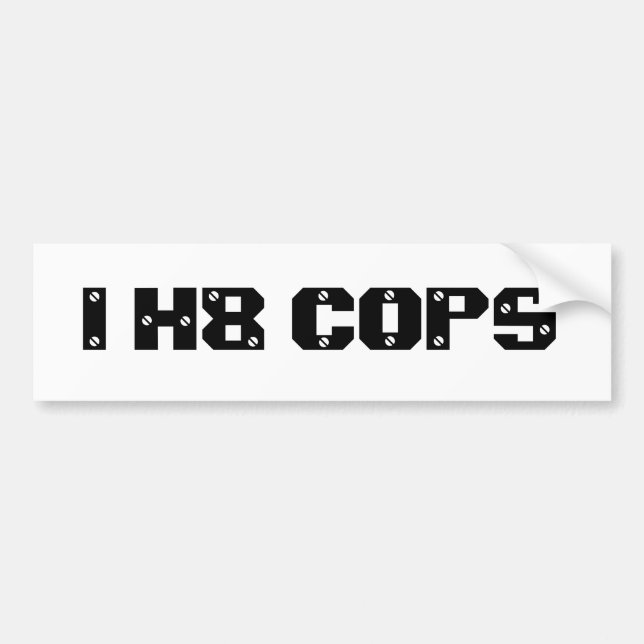 I POLIZISTEN H8 AUTOAUFKLEBER (Vorne)
